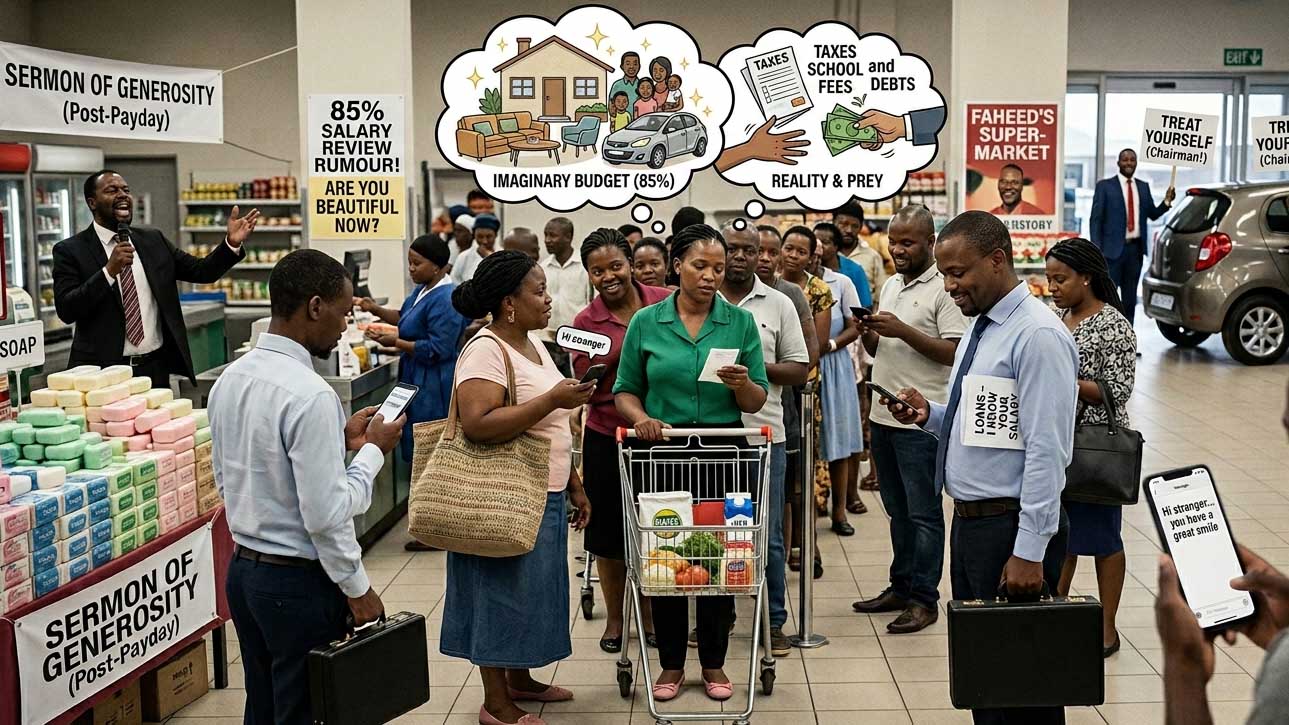 Civil servants are beautiful. Not next month when the money lands. Right now! This is one of the disingenuous statements they will hear as leeches try to suck something out of them.